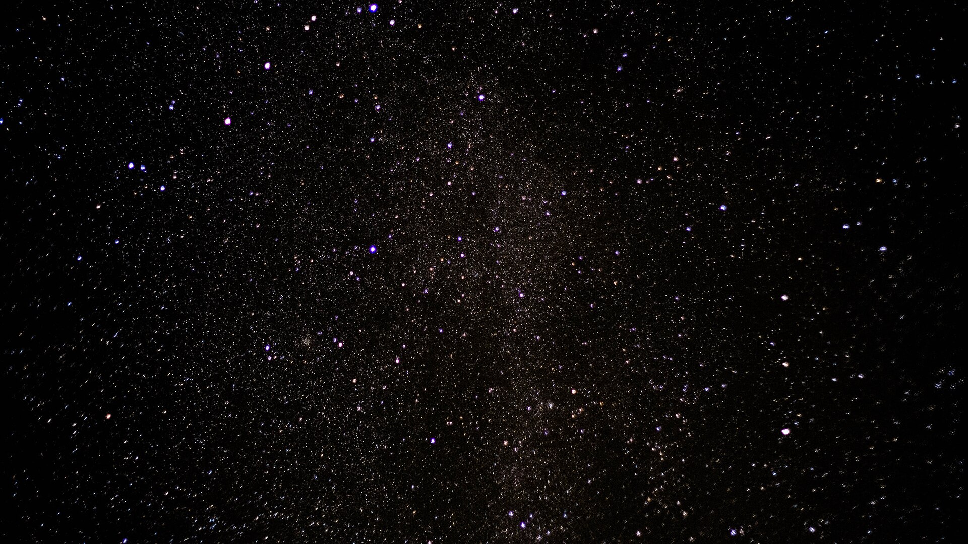 The Milky Way over a dark sky